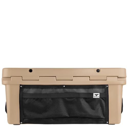 ORCA 80-Quart Insulated Hard Cooler with Flexible Grip Handles, Padlock Ready, Keeps Ice Cold for Days, Rugged, Sturdy for Beach, Camping, Travel, Road Trip, Hunting, Fishing