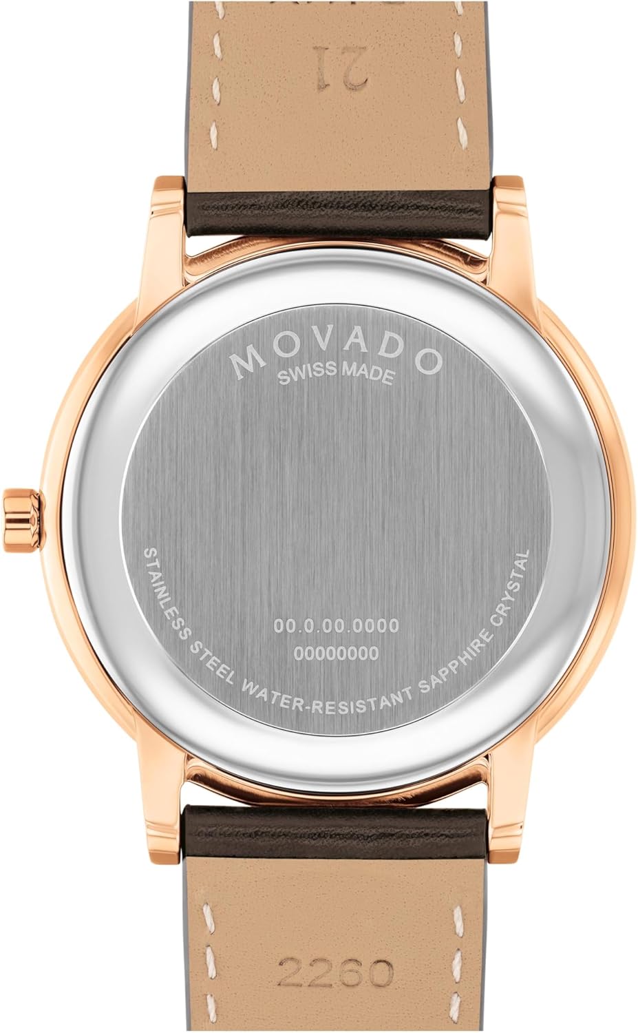 Movado Museum Classic Men's Watch - Swiss Quartz Chronograph Movement, Calfskin Strap - 3 ATM Water Resistance - Classic, Luxury Fashion Timepiece for Him - 42mm