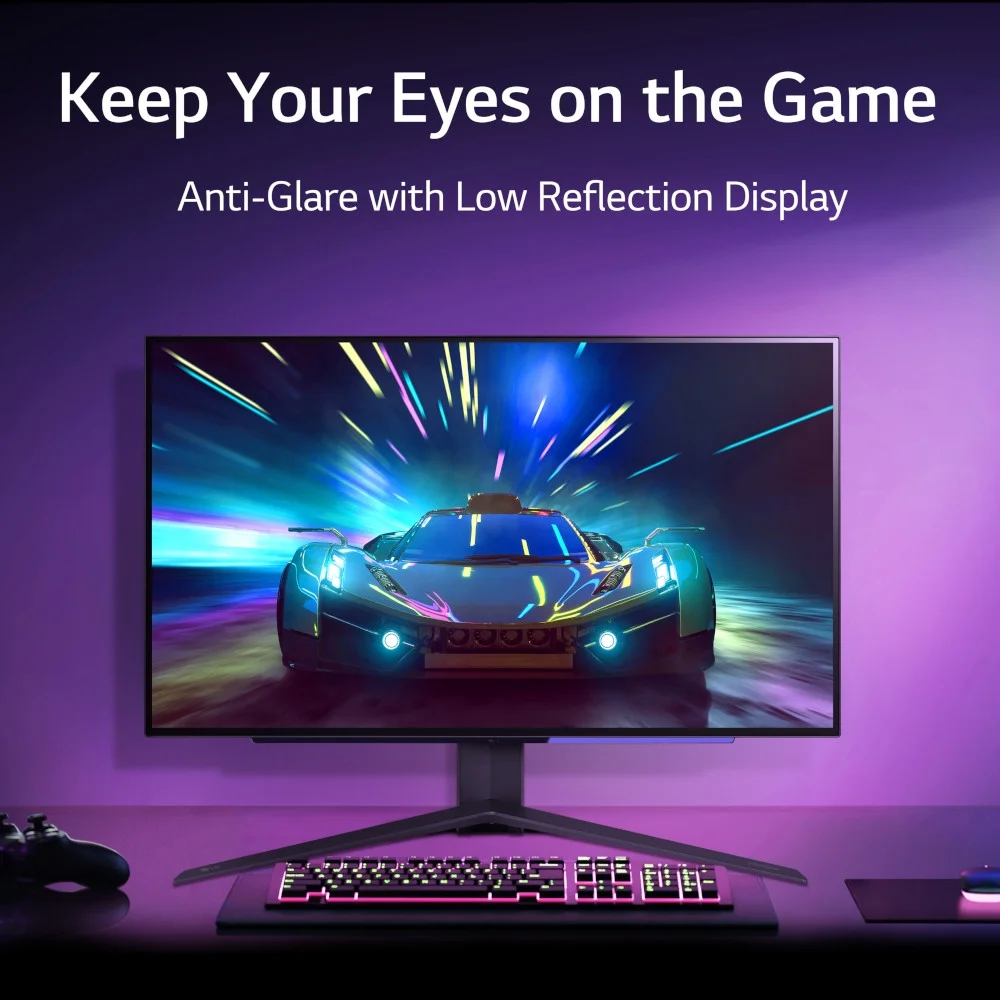 LG 27" UltraGear™ OLED Gaming Monitor QHD with 240Hz Refresh Rate 0.03ms Response Time - 27GR95QE-B