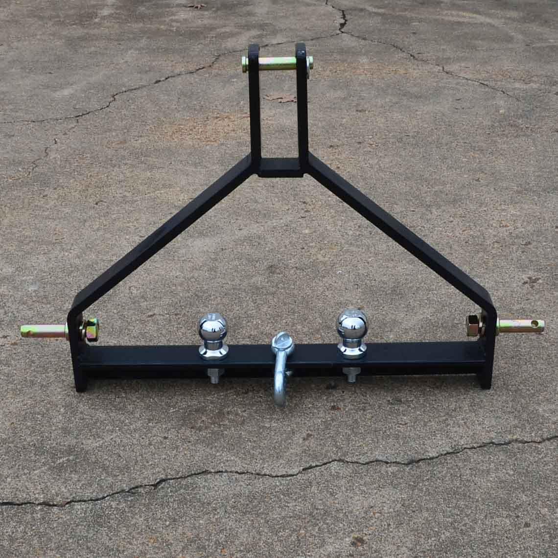 Titan Attachments Tractor Drawbar Trailer Hitch Cat 1, 3 Point Quick Hitch Compatible