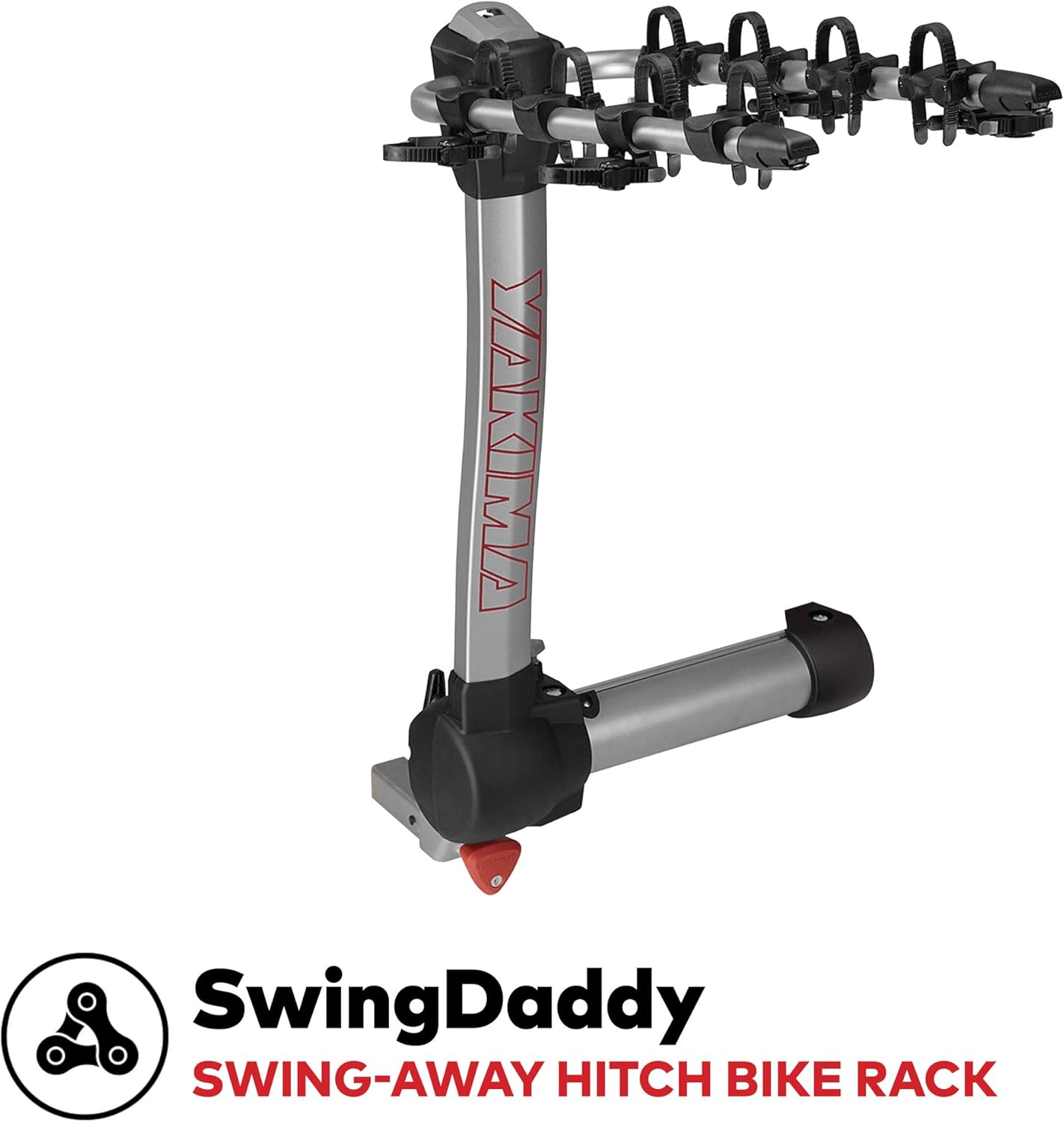 Yakima - SwingDaddy, Swing Hitch Bike Rack, 4 Bike Capacity