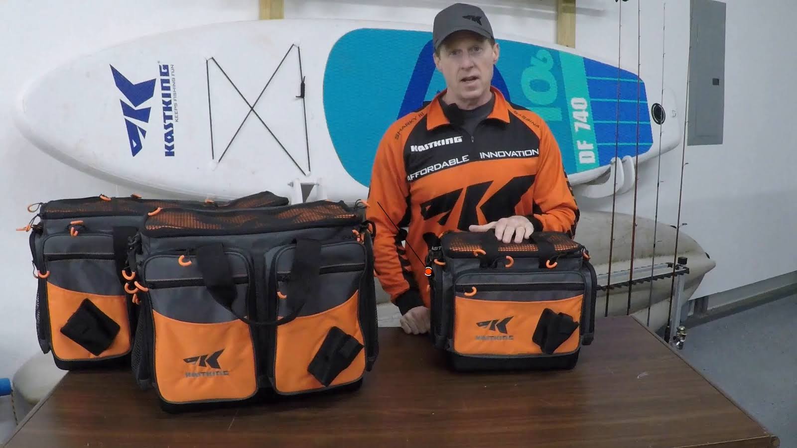 KastKing Fishing Tackle Bags - Large Saltwater Resistant Fishing Bags - Fishing Tackle Storage Bags