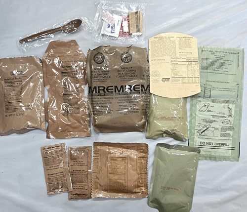 2026 Inspection Dated MRE Case – Authentic Military MRE Random Case "A or B" Military issued meals