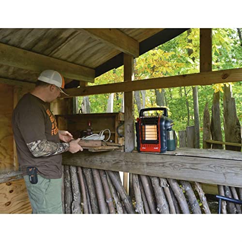 Mr. Heater MH9X 4-9000 BTU Portable Buddy Heater Deluxe Travel Bundle with Buddy Bag, 10-Feet Hose and Adapter (4 Items)