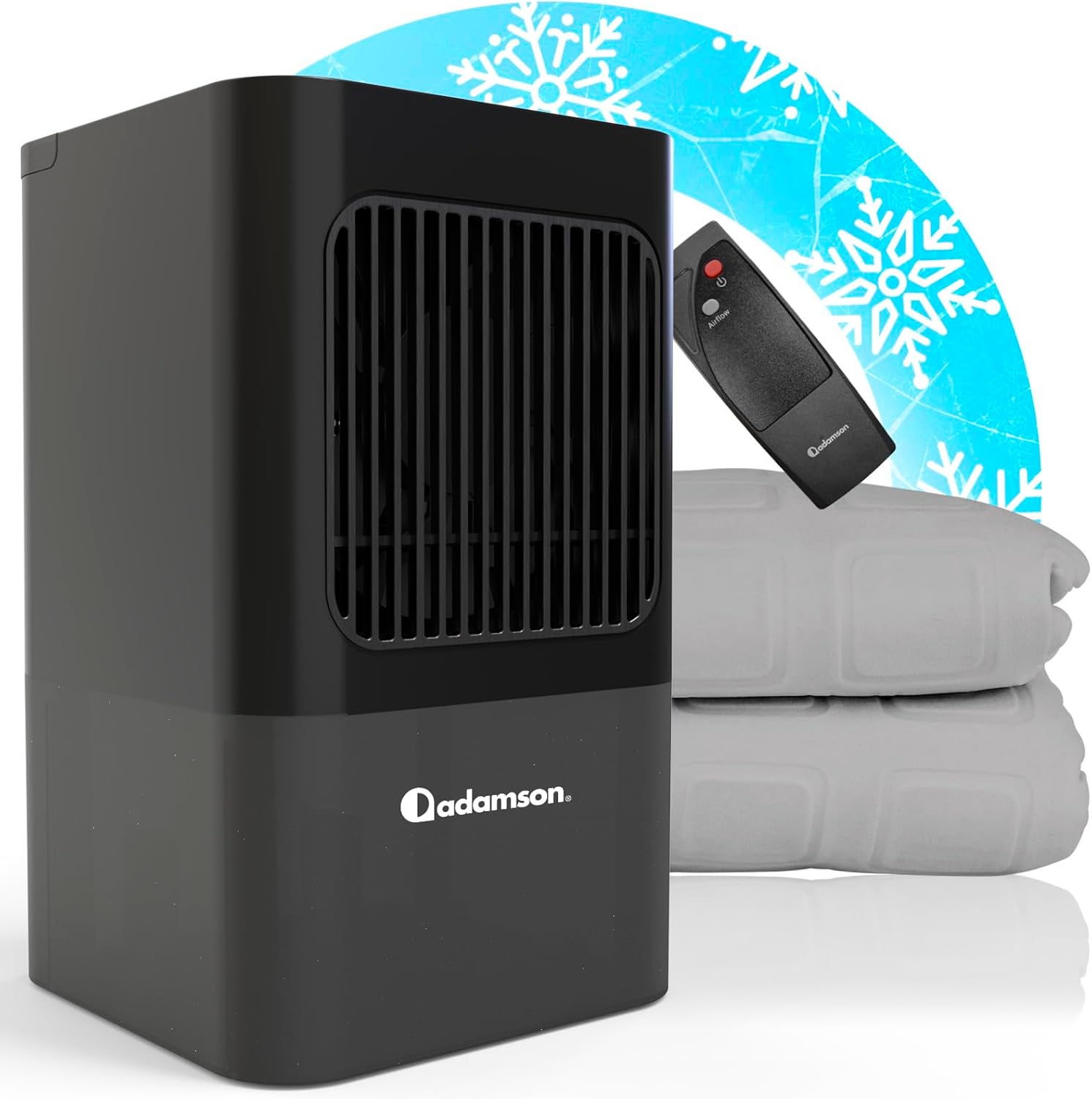 Adamson B9 - New 2024 - Bed Cooling System + PVC Mattress Cooling Bed Pad for Night Sweats + Water Bed Cooler Ideal for Hot Sleepers, Twin 63” L x 28” W + 5-Year Warranty