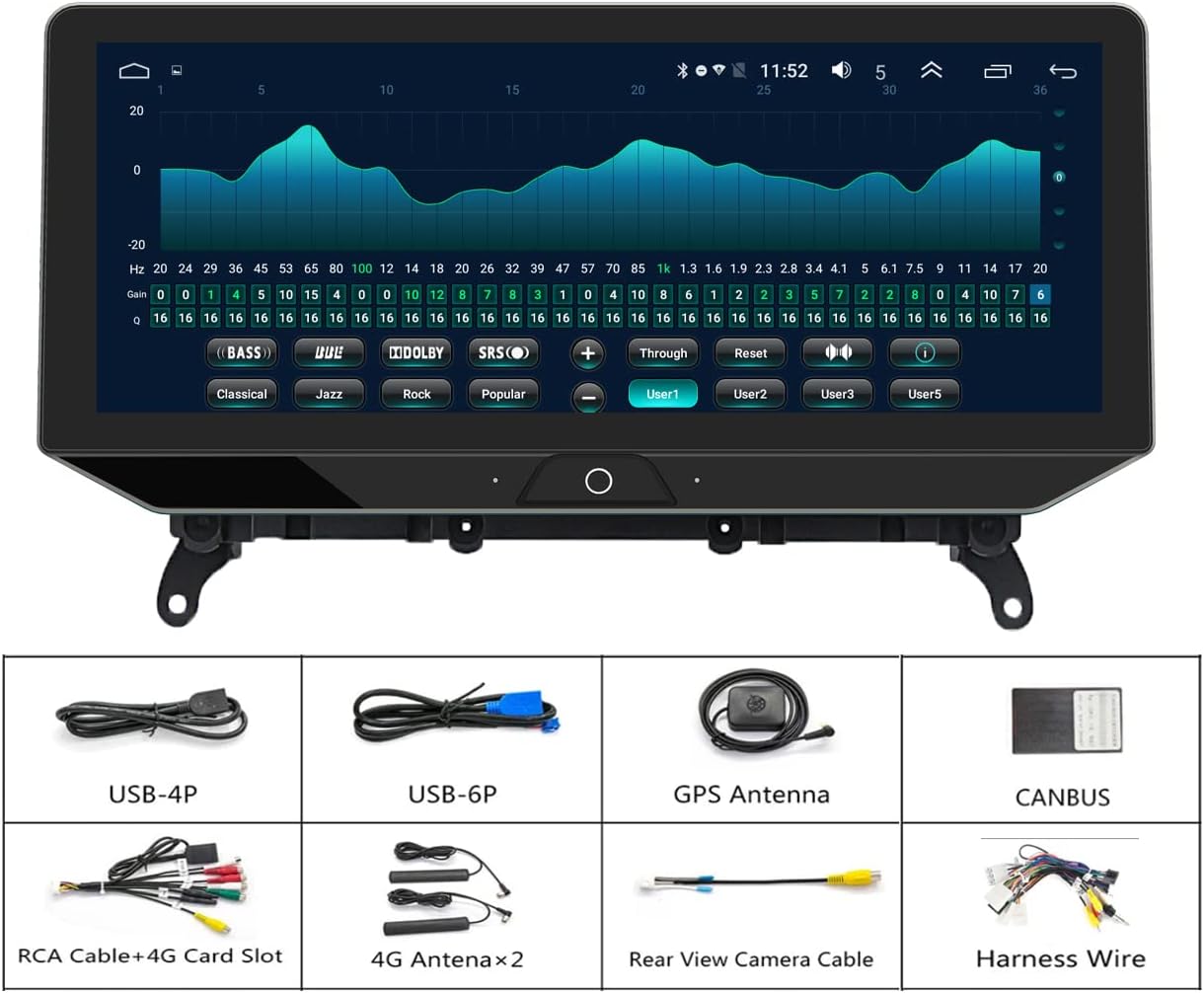 Radio for Toyota RAV4 Android Stereo 2019 2020 2021 2022 IPS 12.3inch Touch Screen 4G RAM 64G ROM Build in Wireless carplay 4G LTE Free Camera