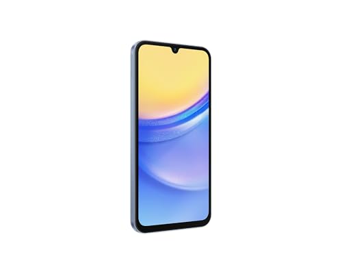 SAMSUNG Galaxy A15 5G (SM-156M/DSN), 128GB 6GB RAM, Dual SIM, Factory Unlocked GSM, International Version (Wall Charger Bundle) (Blue)