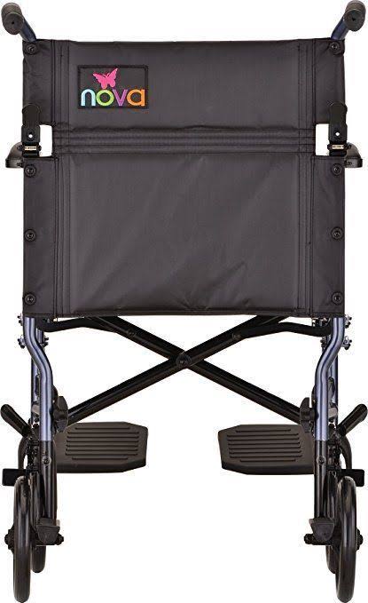 Nova Medical Products Blue Lightweight Transport Chair