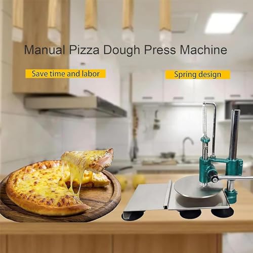 Manual Dough Press Dough Roller Dough Sheeter Pasta MakerAdjust Dough Thickness & Plate HeightCommercial Use & Home UseRestaurant Pizza Shop Street Vendors Pastry Shop