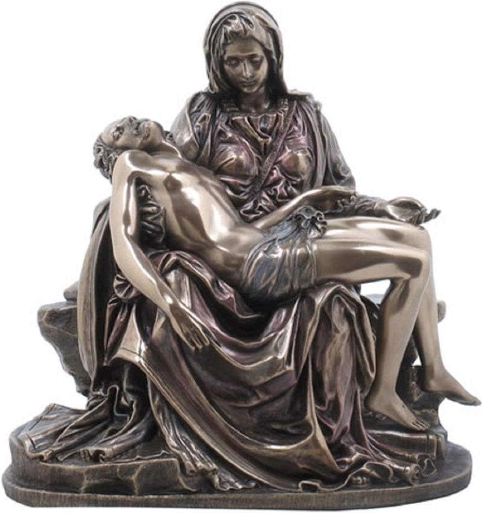 Pieta Statue - Cold Cast Bronze Sculpture - Magnificent