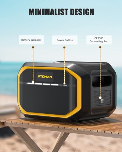 VTOMAN FlashSpeed 1000 Portable Power Station UPS LiFePO4 Battery Generator, 70Min Fully Charged, 1000W(Peak 2000W), 14 Output Ports for Vehicle Emergency, Road Trip, Camping Generator