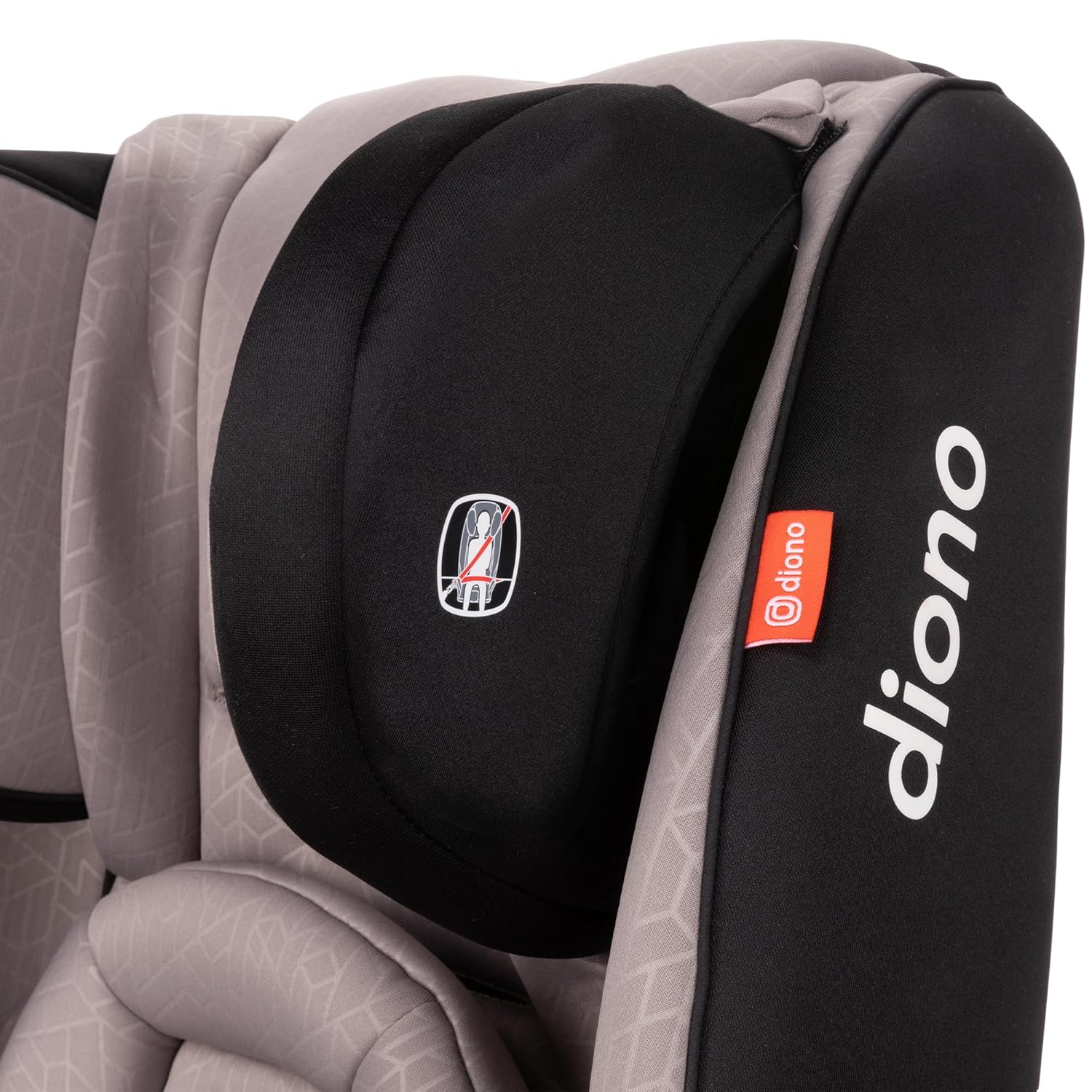 Diono Radian 3RXT Special Edition Slim Fit 3 Across All-in-One Convertible Car Seat, Rear-Facing, Forward-Facing and High-Back Booster, Gray Oyster