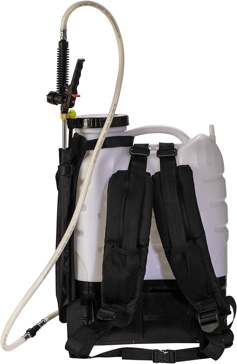 MY4SONS M4 Battery Powered Backpack Sprayer Silver Version (15ft Hose Included)