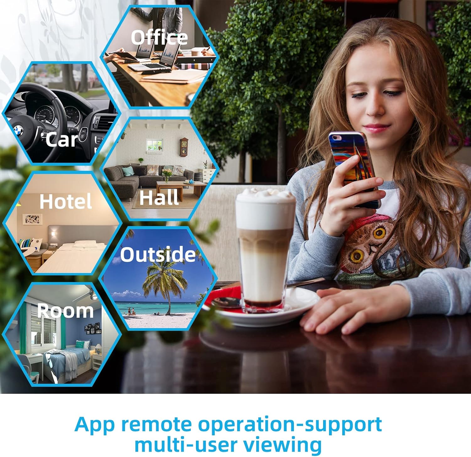 Smart Mini Nanny Security WiFi Camera, ASIEVIE M2 1080P Wireless (Only 2.4 GHz ) Small Home Camera with Motion Detection,Ultra-Wide Angle Lens,Local Storage and Wireless APP Real Time View