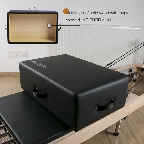 Pilates Reformer Sitting Box, Pilates Reformer Accessory for Exercises