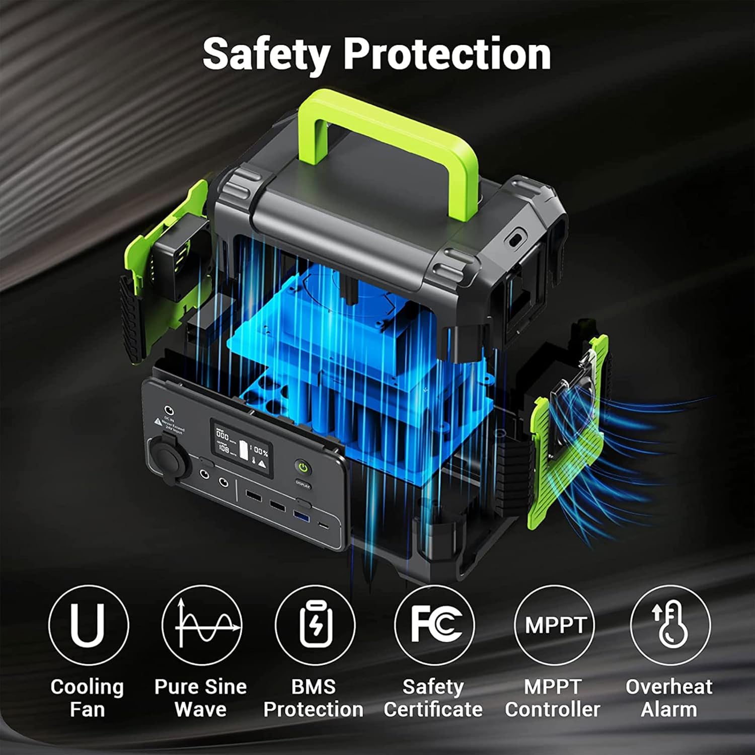 PAXCESS 300W Portable Power Station, 78000mAh Solar Generator Backup Lithium Battery Pack, 110V Pure Sine Wave AC Outlet, QC 3.0 USB-C PD Input/Output ?for Home Emergency Outdoor RV/Van Camping Power
