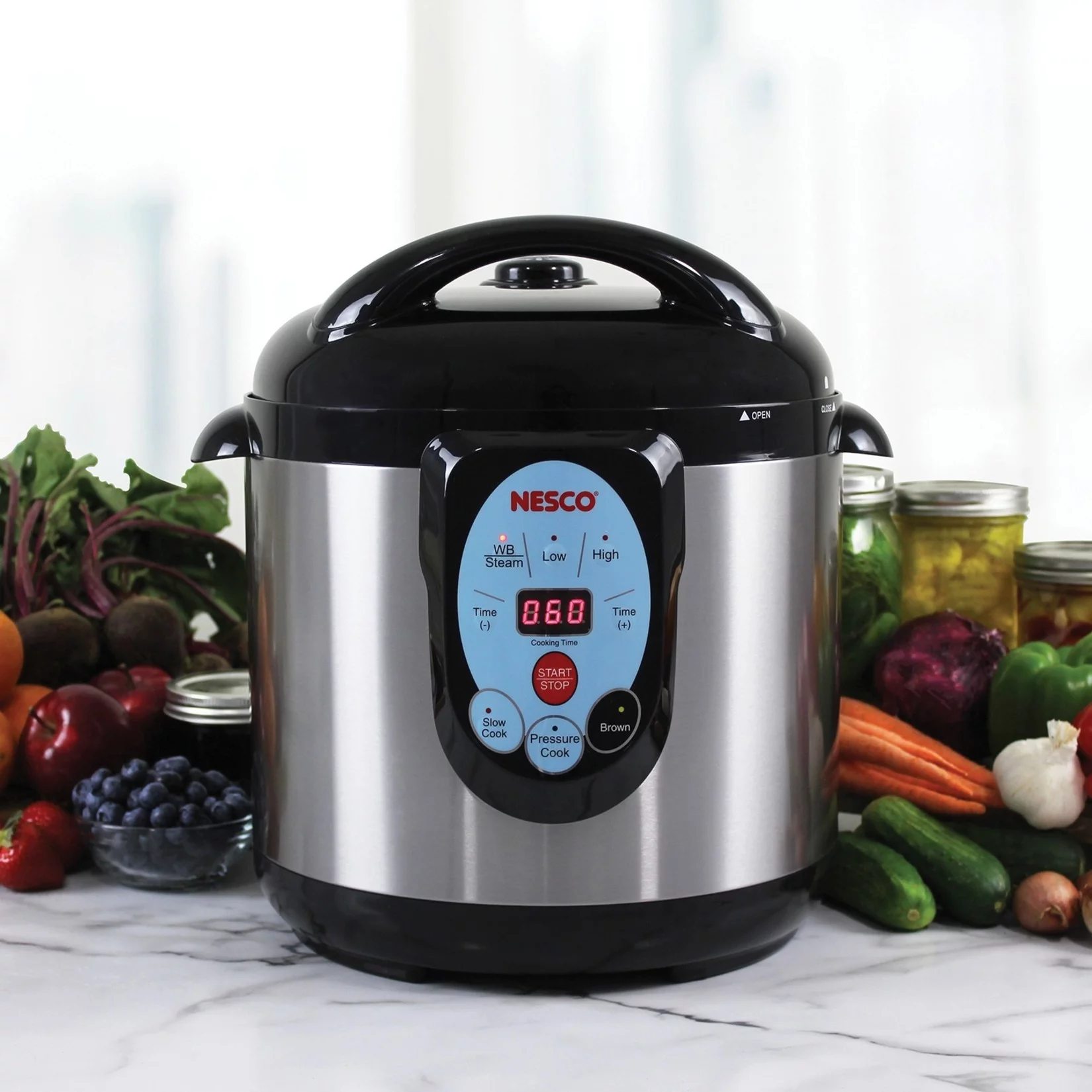 Carey Smart Digital Pressure 9.5-Quart Slow Steam Cooker & Canner