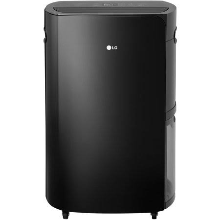Refurbished LG PuriCare 50-Pint Energy Star Portable Dehumidifier UD501KOG5 in Black