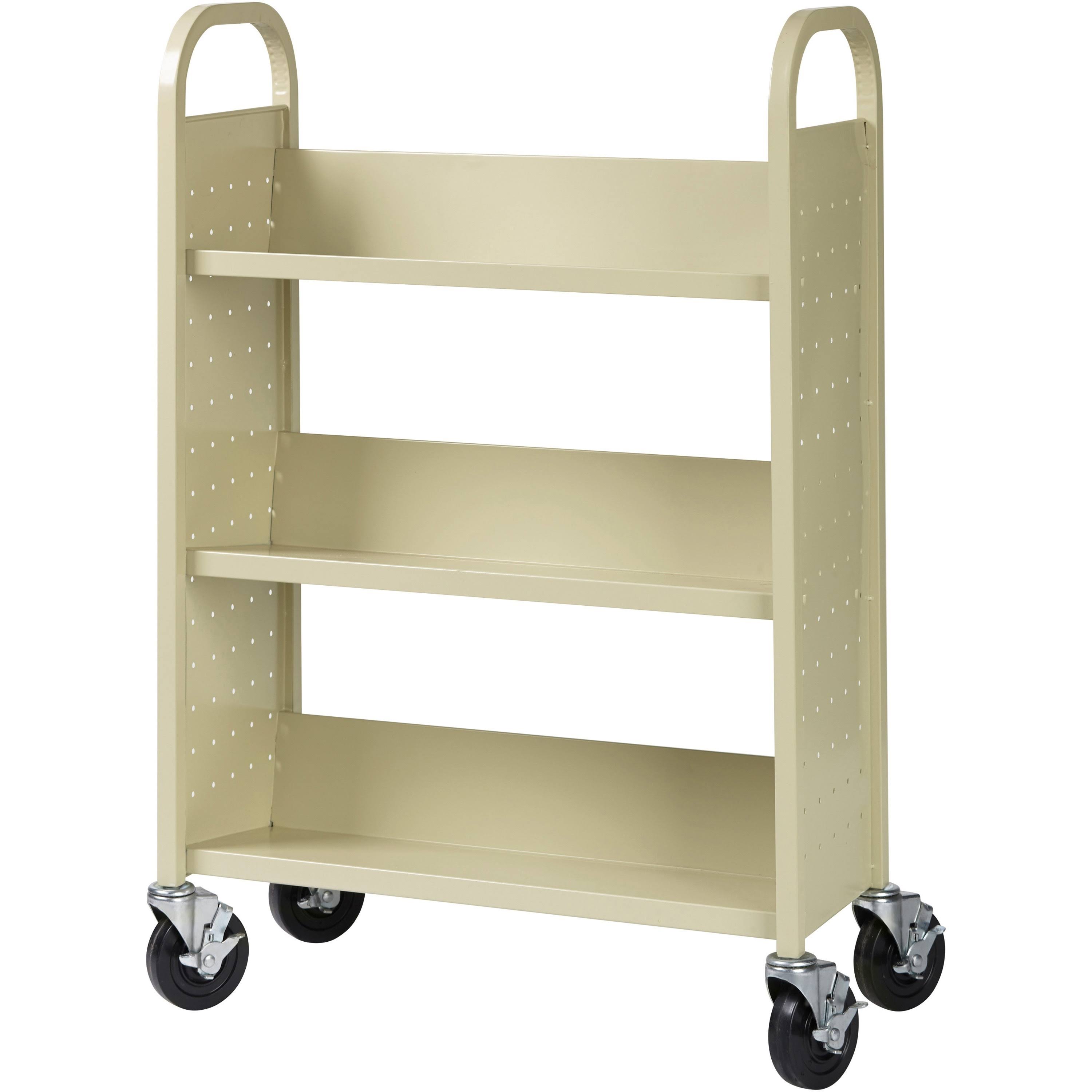 Lorell Single Sided Book Cart