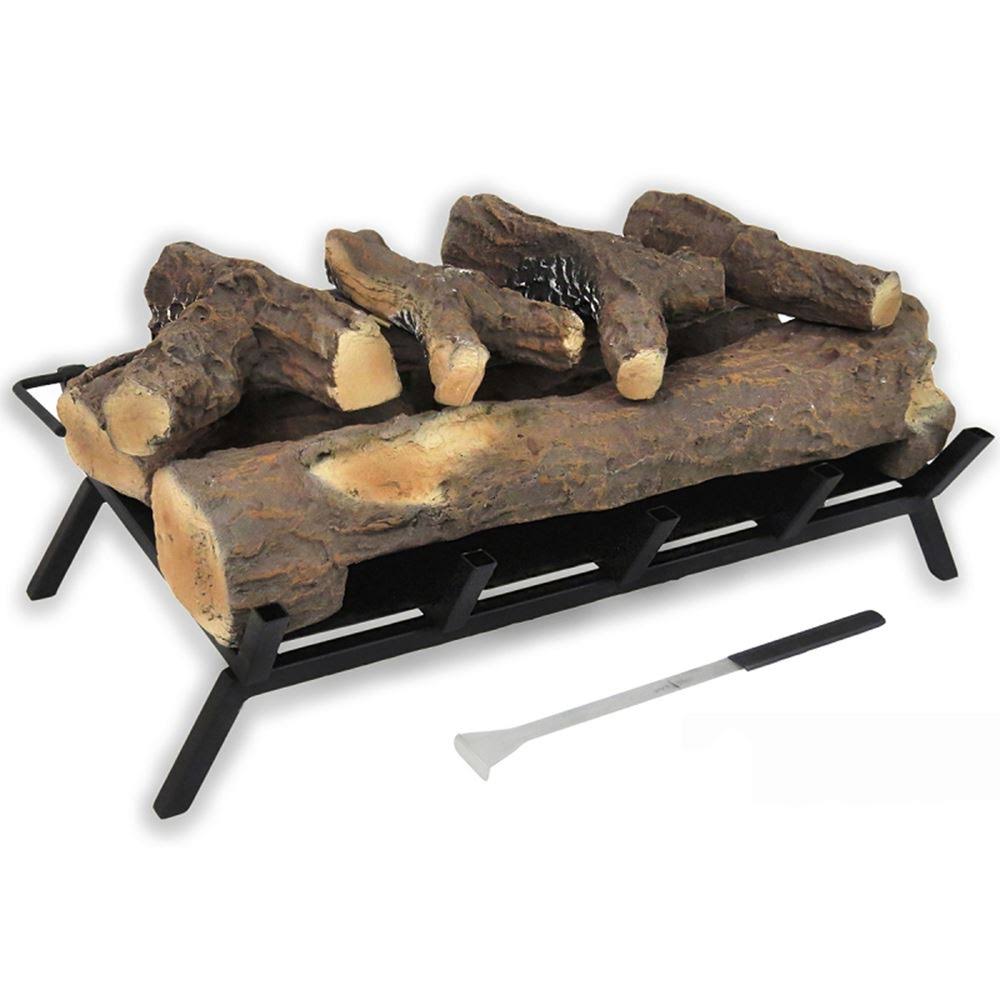 Regal Flame ECK2024WD 24 in. Convert to Ethanol Fireplace Log Set with Burner Insert from Gel or GAS Logs