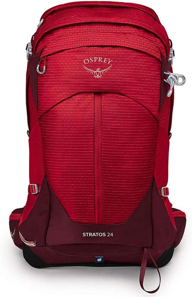 Osprey Stratos 24L Men's Hiking Backpack, Tunnel Vision Grey