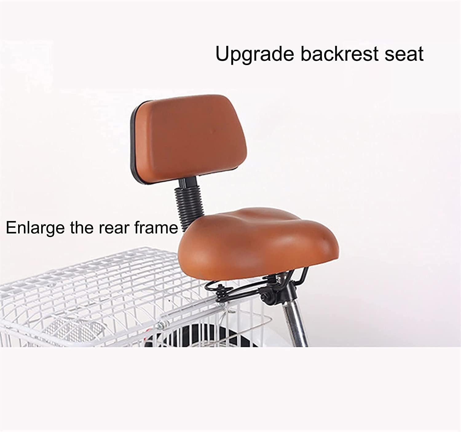 Adult Tricycle - 3 Wheel Bikes for Adults Shopping Tricycle for Adult Seniors Women Men 1 Speed 3-Wheel Bike Trike with Shopping Basket Three Wheeled Recumbent Bicycle