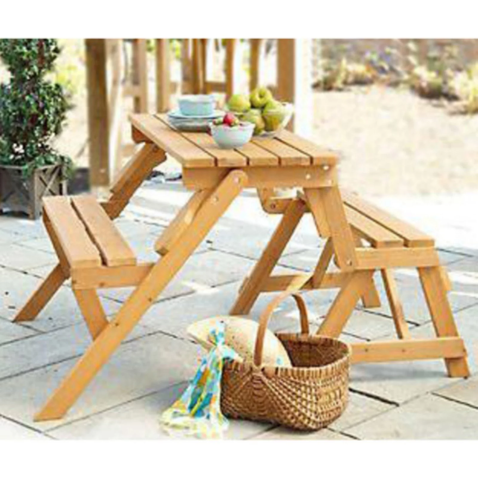 Interchangeable Picnic Table / Garden Bench