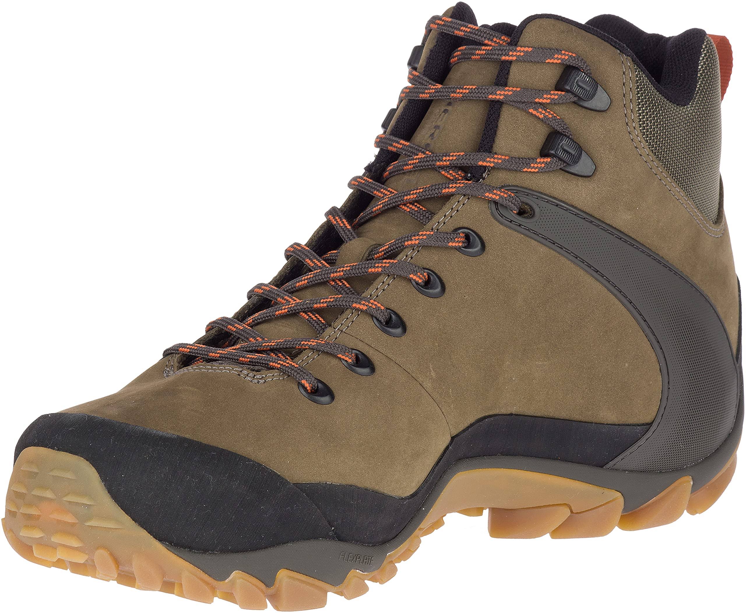 Merrell Men&s Chameleon 8 Leather Mid Waterproof, Size: 9.5, Olive