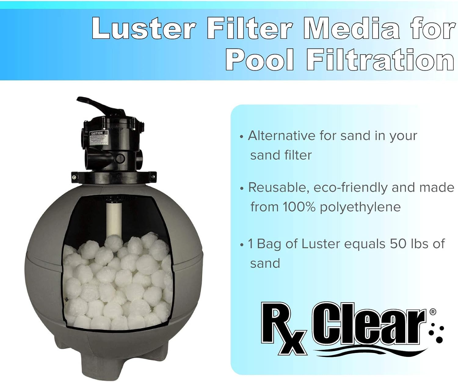Lake Effect Pools 'Impressions' 18' Round above Ground Swimming Pool Complete Bundle Kit | 48" Height | Boulder Swirl Overlap Liner | A Frame Ladder System | Sand Filter System with Pump | Skimmer