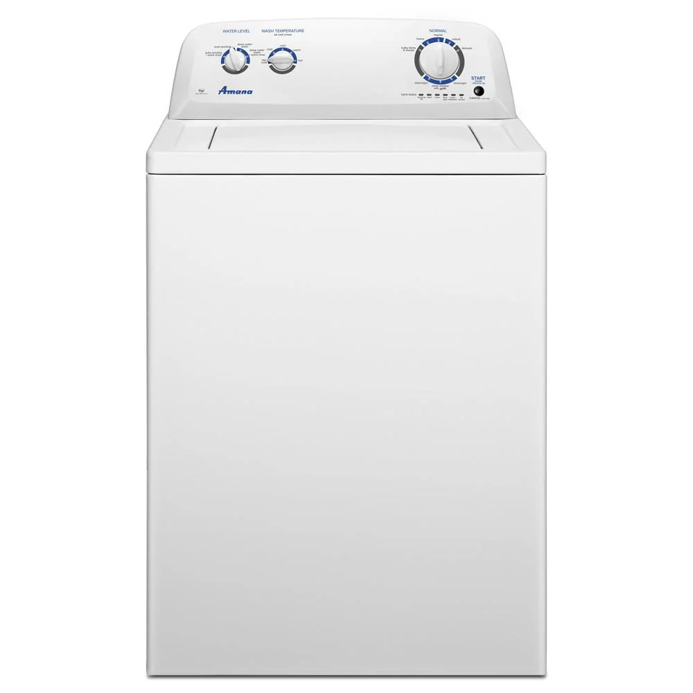 Amana 3.5 cu ft Dual Action Agitator Top Load Washer in White