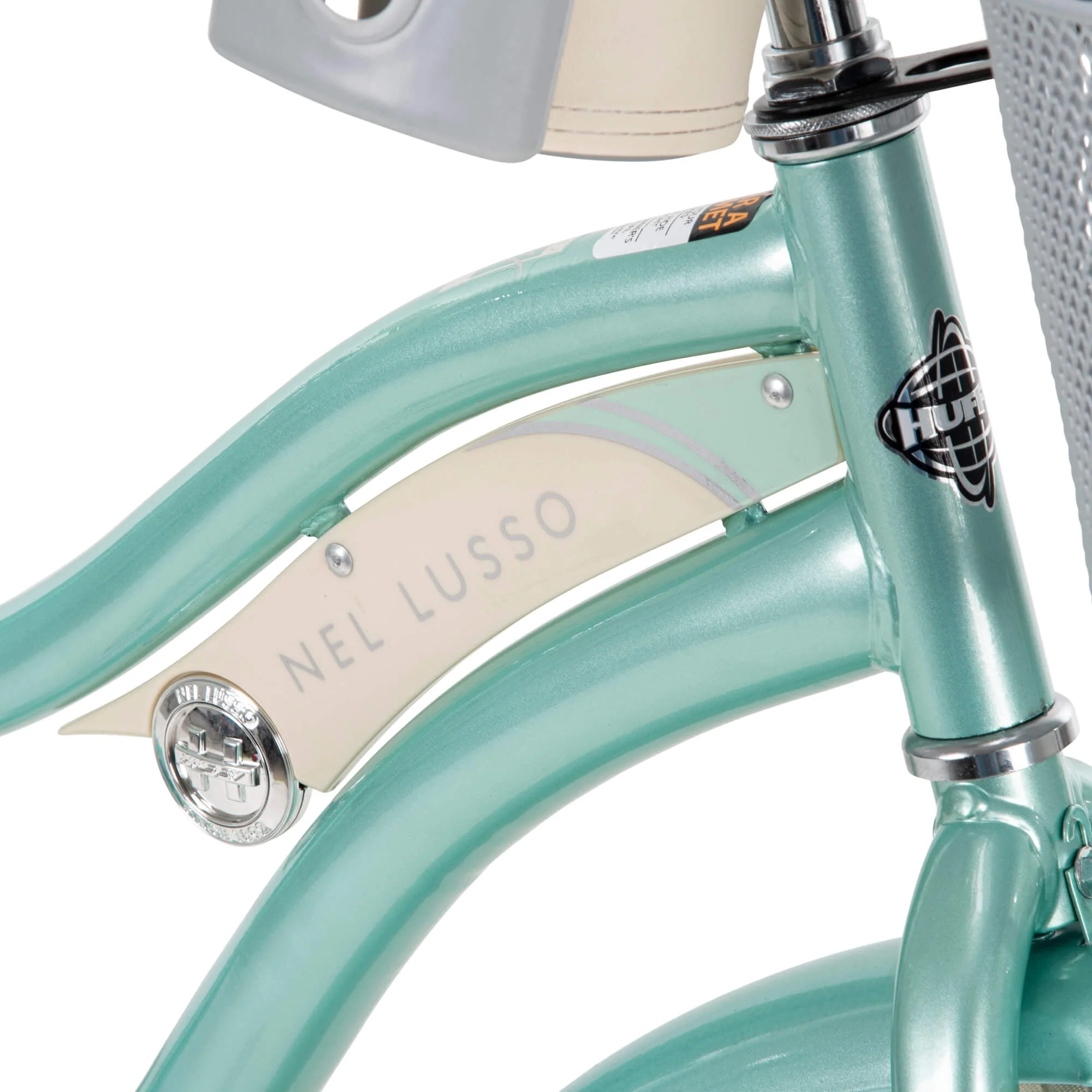 Huffy 26 Nel Lusso Classic Cruiser Bike with Perfect Fit Frame, Women's, Ages 13 Years, Light Blue