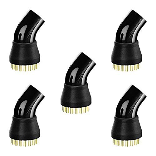 McCulloch MC1385 Deluxe Canister Steam Cleaner with 23 Accessories, Chemical-Free Pressurized Cleaning for Most Floors, Counters, Appliances, Windows, Autos, and More, 1-(Pack), Black
