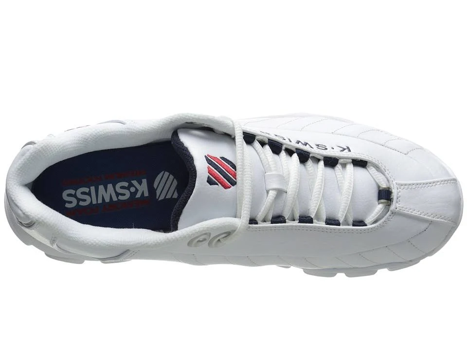 K-Swiss Men&s St329 CMF White/Navy/Red