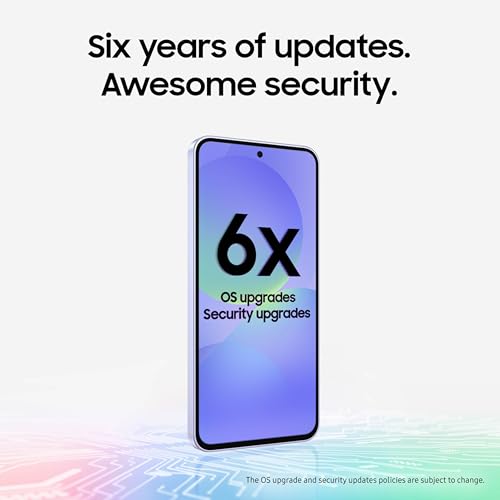 SAMSUNG Galaxy A36 5G A Series Cell Phone, 128GB Unlocked Android Smartphone, AMOLED Display, Rugged Design, US Version, 2025, US 1 Yr Manufacturer Warranty, Awesome Lavender
