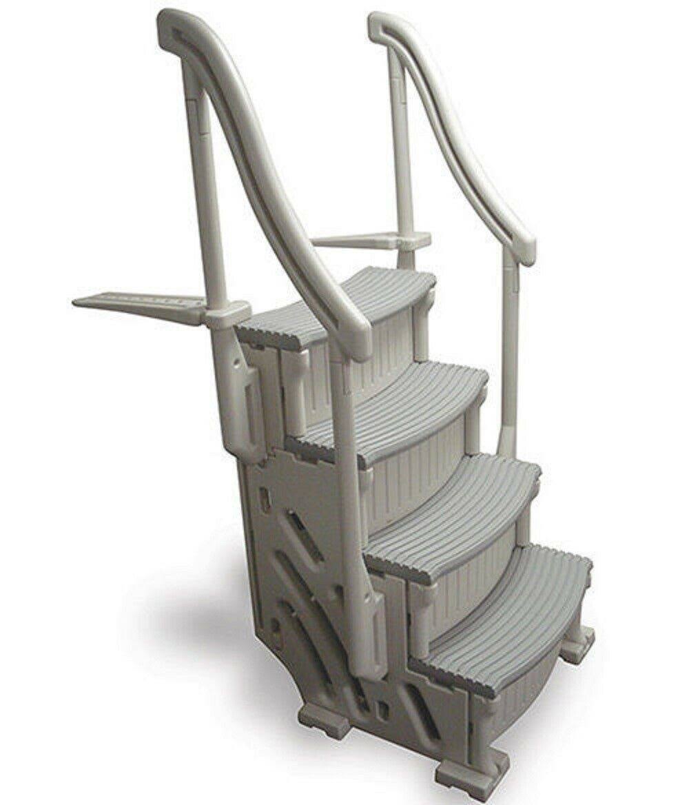 Confer CCXAG Gray 4-Step Above Ground Swimming Pool Steps