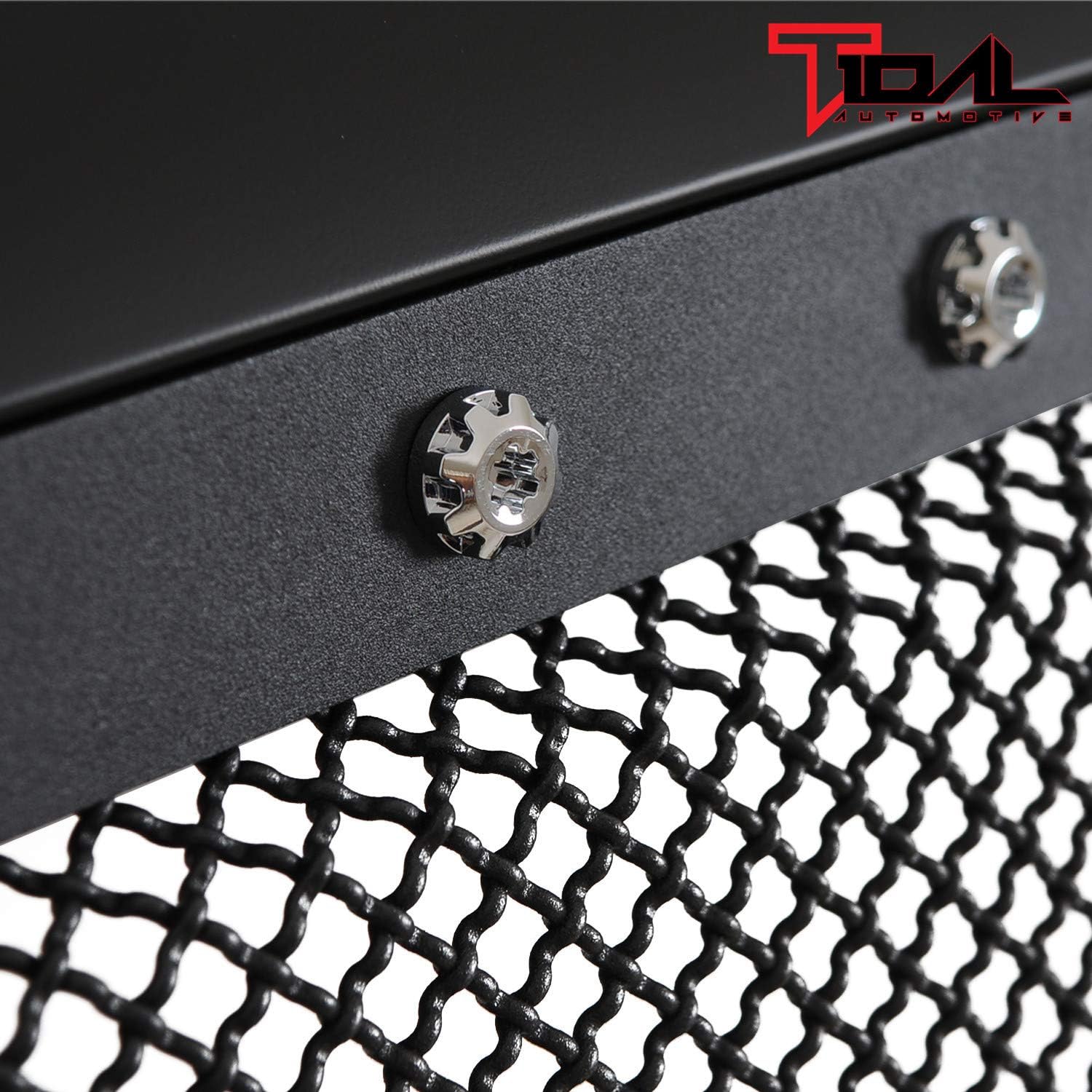 Tidal Rivet Black Steel Mesh Replacement Grille Fit for 06-08 Ram 1500/07-09 Ram 2500 3500 Grille