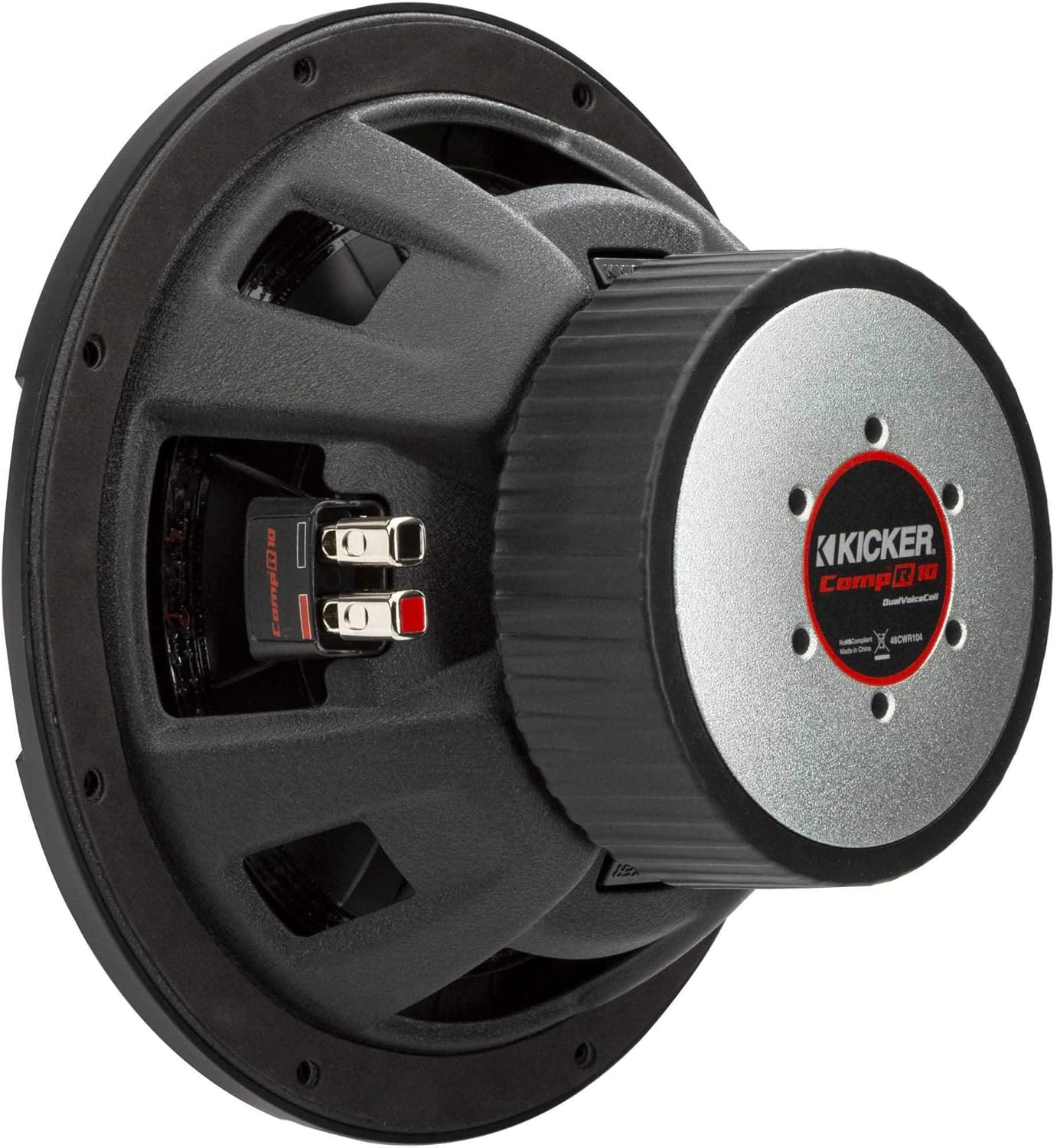 Kicker 10 Inch Comp R Woofer Includes Two 48CWR102 Virtual 2 ohm Package