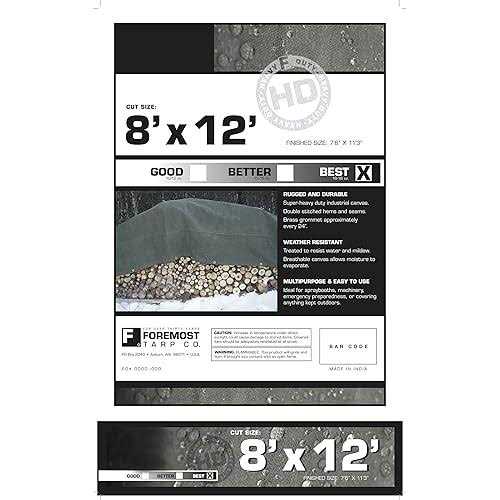 Dry Top Olive Canvas Tarp - Shop Hardware Tools Online Store