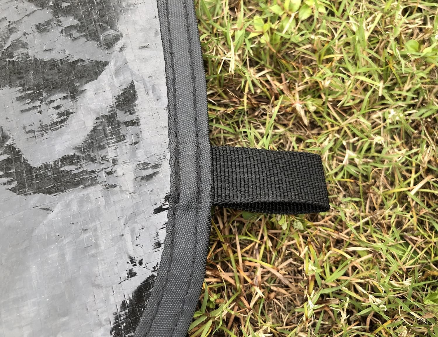 CACKOK Bell Tent Footprint Mat Waterproof Groundsheet for Yurt Tent and Teepee Tent Portable Black Tarp for Picnic Camping