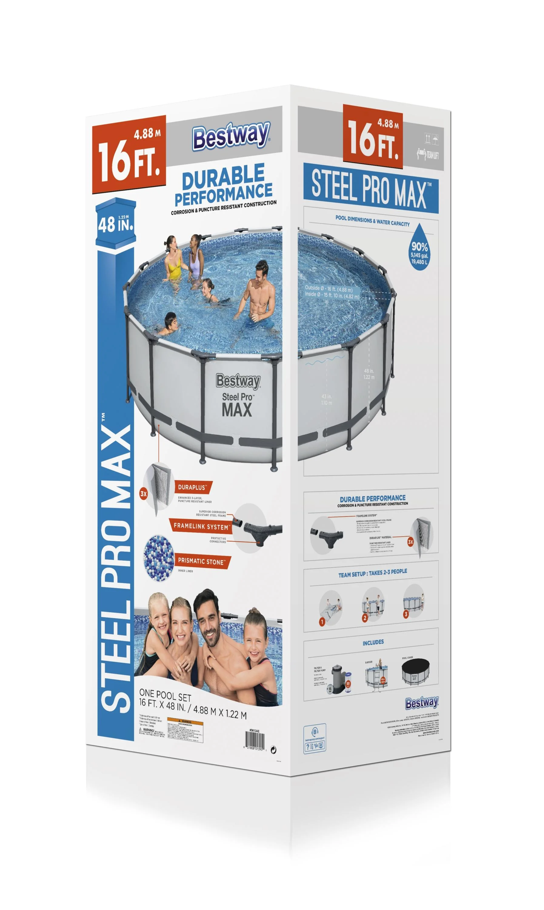 Bestway - Steel Pro MAX 16' x 48 Round Pool Set