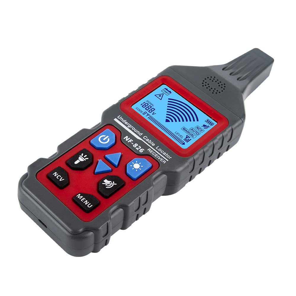 Underground Cable Tester, Wire Tester Portable Locator Wire Tracker , Detecting Wall and Underground Cables, Electrical Lines, Gas and Water Supply Pipeline Path Pack of 2