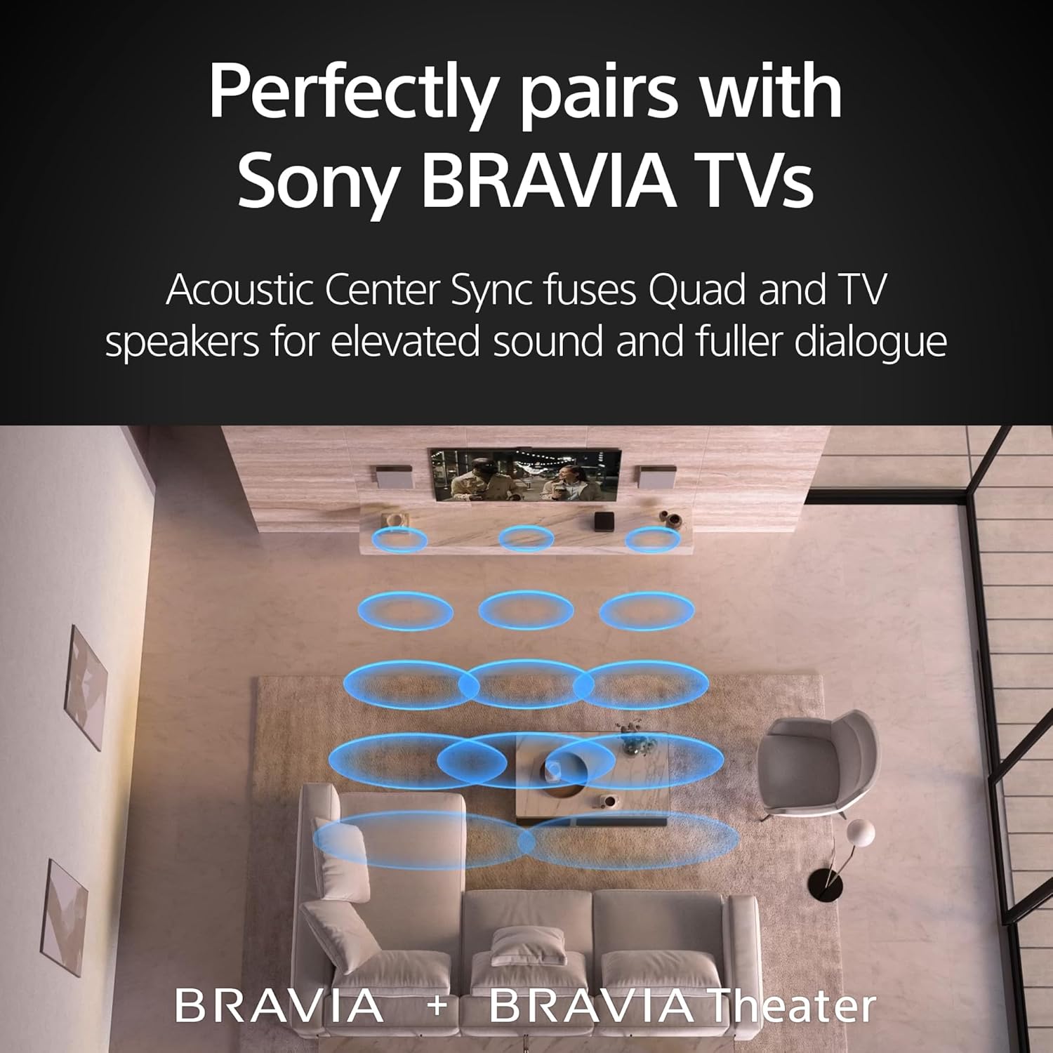 Sony BRAVIA Theater Quad: 16 Total Speakers Home Theater Surround Sound System with 4 Wireless Speakers, Support for Dolby Atmos/DTS:X and 360 Spatial Sound Mapping (HT-A9M2)