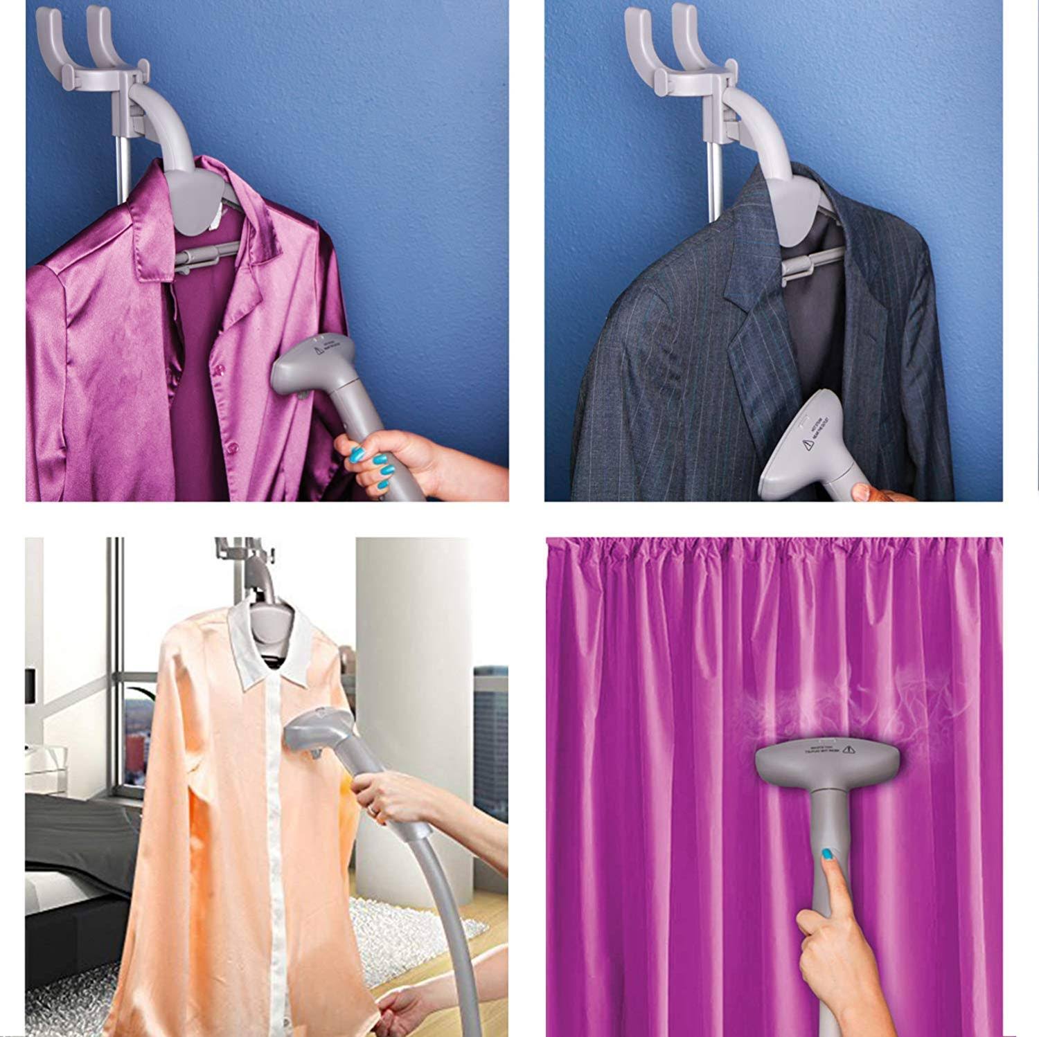 PurSteam Elite Garment Steamer Heavy Duty Powerful Fabric Steamer with Brush