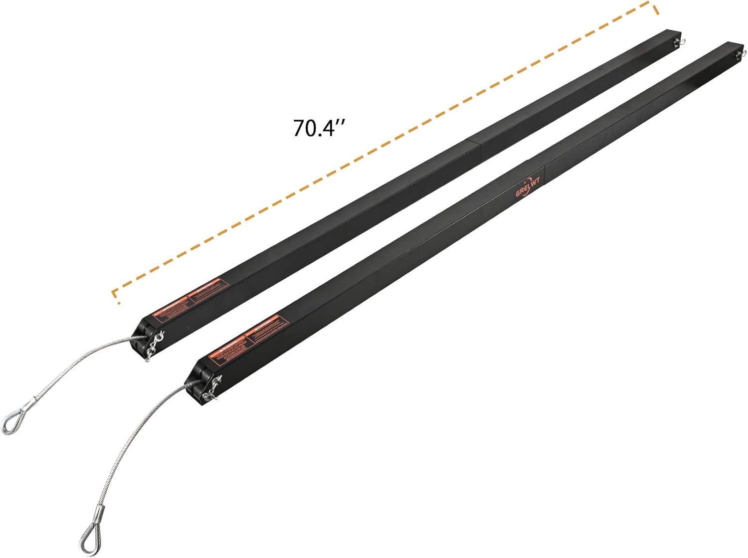 GRELWT Trailer Gate Lift Assist 2 Sided, Fits Side Rails 10 to 24 Inch, Maximum Weight Capacity 300 LBS, Black
