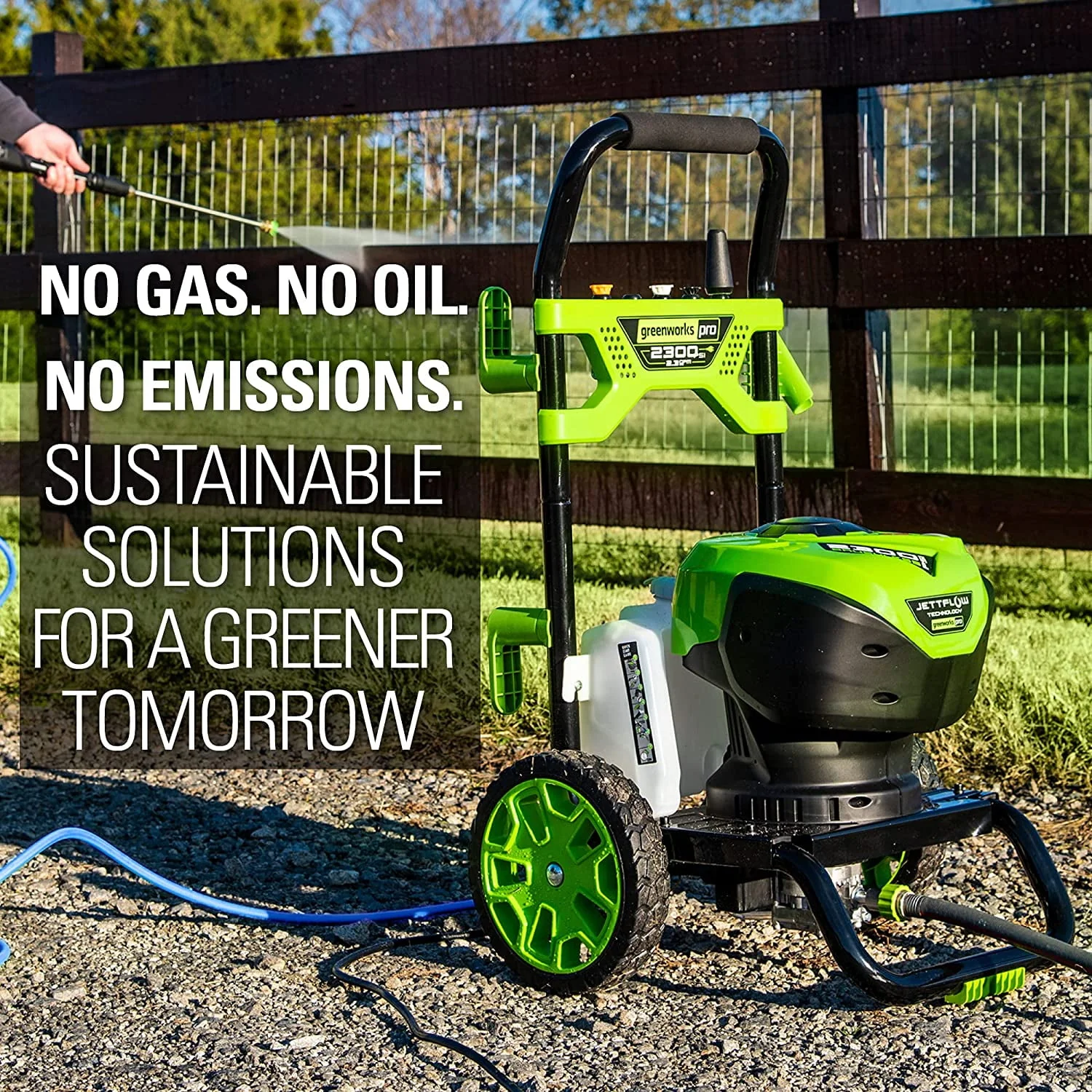Greenworks 2300-PSI 14 Amp 2.3-GPM Brushless Pressure Washer GPW2300 5118002VT