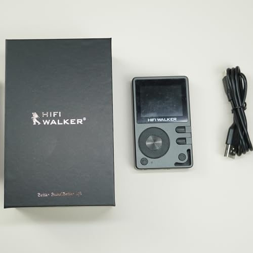 H2 Touch Hi Res MP3 Player with Bluetooth, 2.4" HD Touch Screen, Digital Audio Player, DSD Lossless FLAC Player, Bluetooth Music Player with 64GB Memory Card, Support Up to 512GB