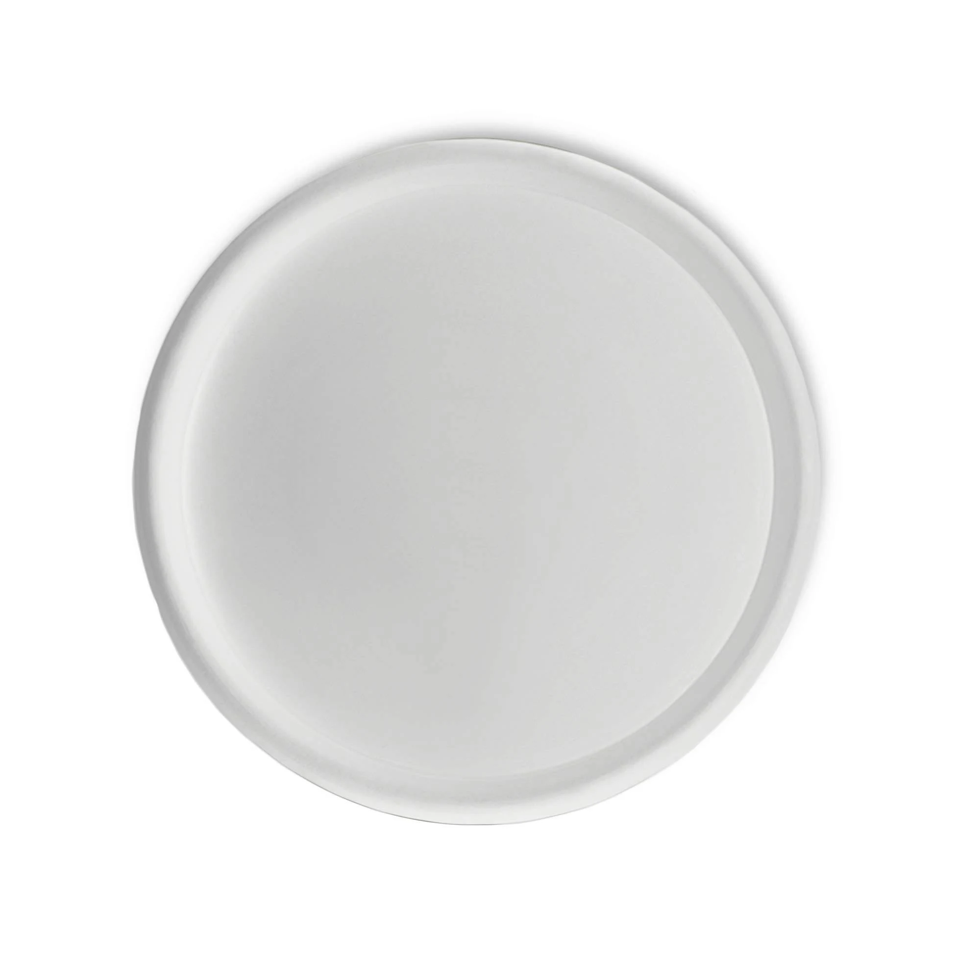 Universal Round Saucer - Alpine White, 19.7x22