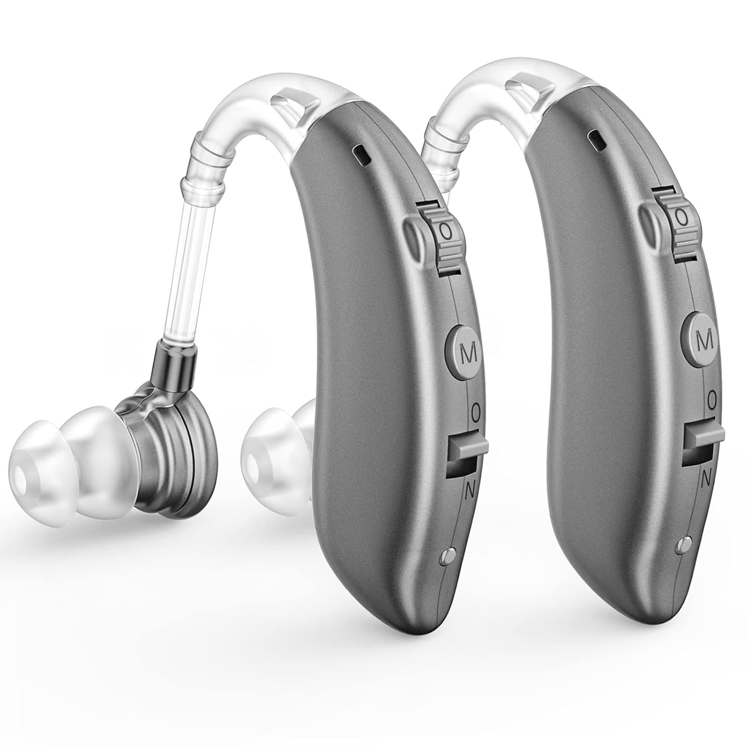 Hearing Aids for Seniors, Rechargeable with Noise Cancelling, Nano Hearing Aids,Digital Hearing Amplifier for Hearing Loss, Invisible Hearing Aid,Ear Sound Amplifier,Hearing Devices Assist