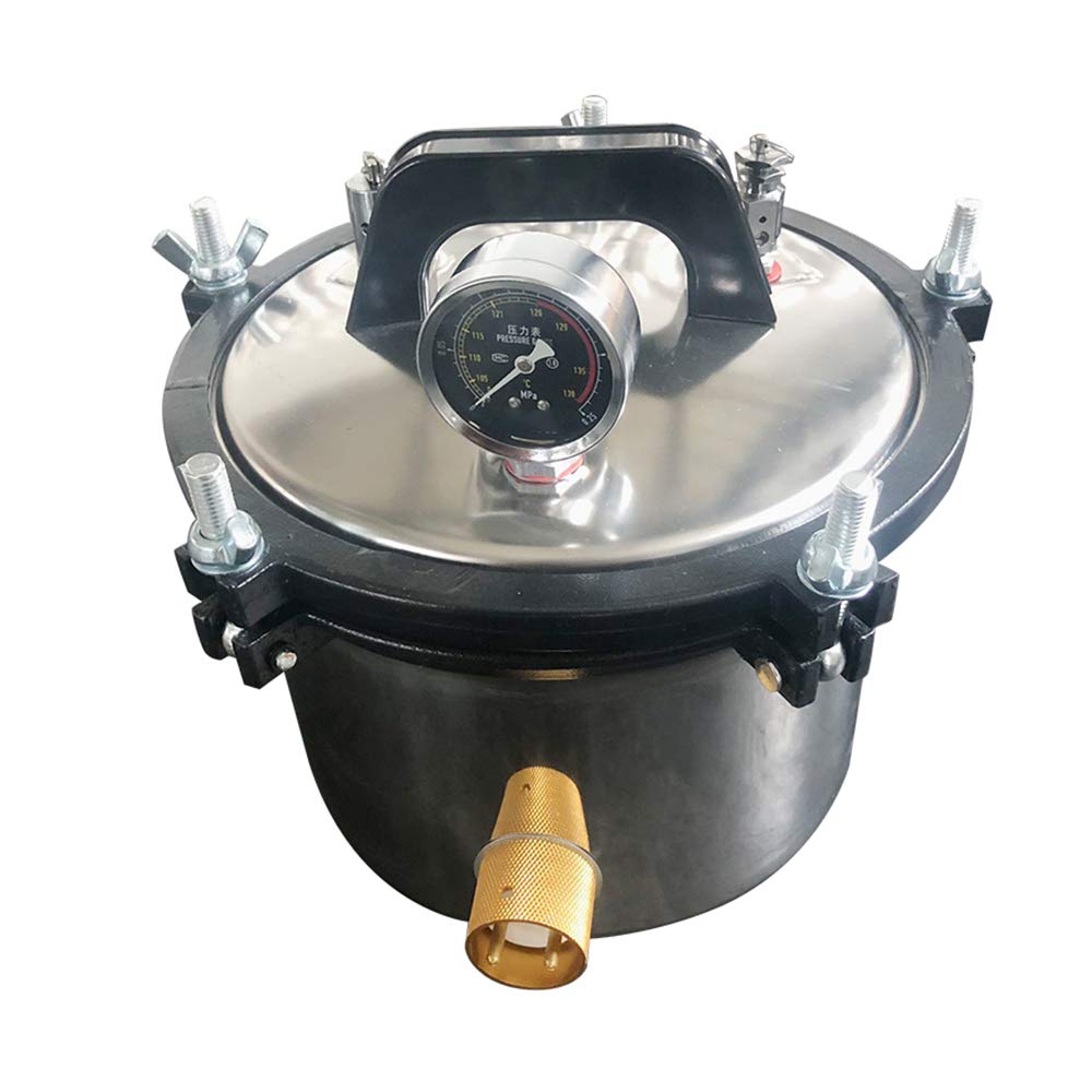 Steam Autoclave Ster-iliz-er Machine, Colilove 8L Portable Steam Autoclave Ste-riliz-er De-nt-al Equipment 2Gallon Steam Lab Autoclave Machine 110V – US Fast Shipping