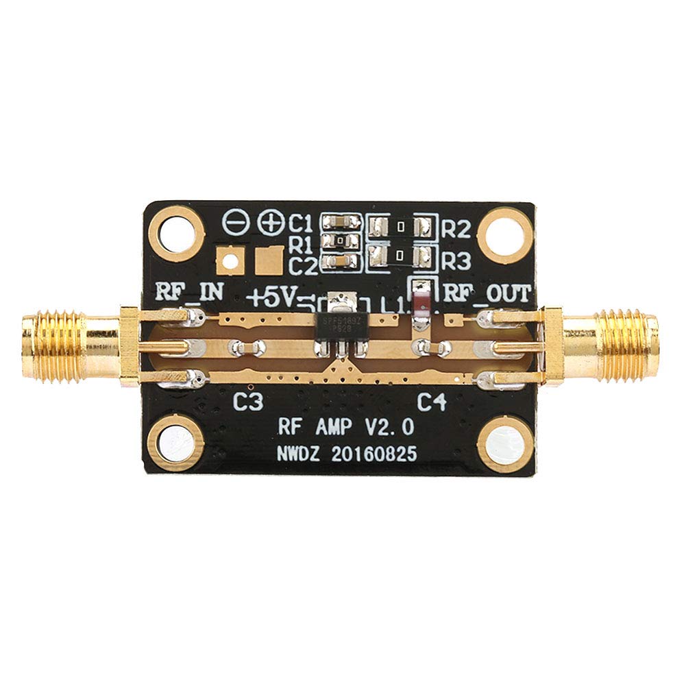 Low Noise Premium Ultra Bandwidth Amplifier LNA 0.05-4GHz NF=0.6dB RF FM HF VHF UHF WideBand Non Reflective Design Frequency Capability Ham Radio with High Isolation RF Amplifier